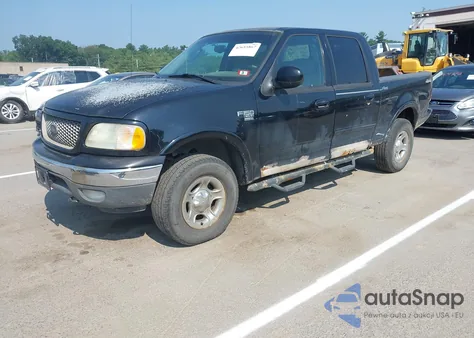 2002 Ford F-150 Lariat/Xlt из США, поврежденный, VIN 1FTRW08L62KE40056